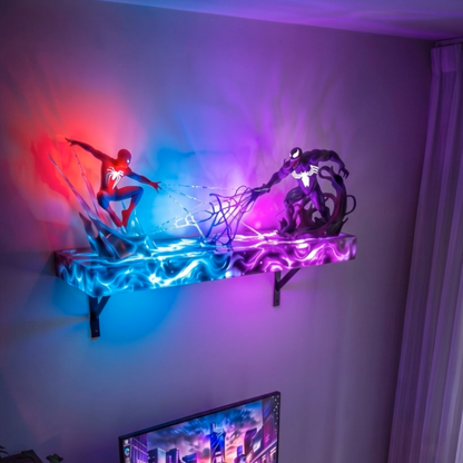 SpideyCorner™ - Web Wall Shelf